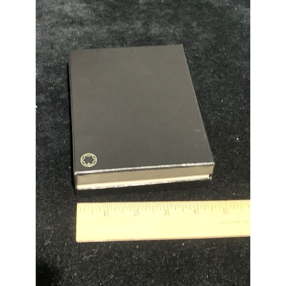 Montblanc Wallet Box Presentation Display Hard Case Black Empty 38036 - Picture 6 of 7